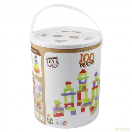 Klocki drewniane 100 szt. 61685 Trefl