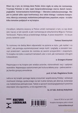 Polka ateistka kontra Polak katolik - Karolina Wigura, Tomasz Terlikowski [KSIĄŻKA]