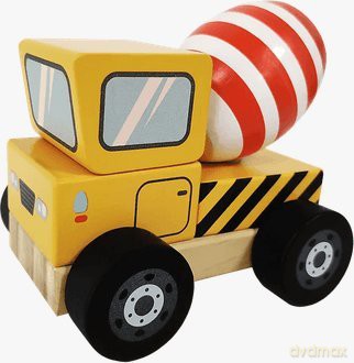 Zabawka drewniana Concrete mixer Betoniarka