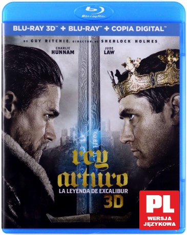 King Arthur: Legend of the Sword (Król Artur: Legenda miecza) [Blu-Ray 3D]+[Blu-Ray]