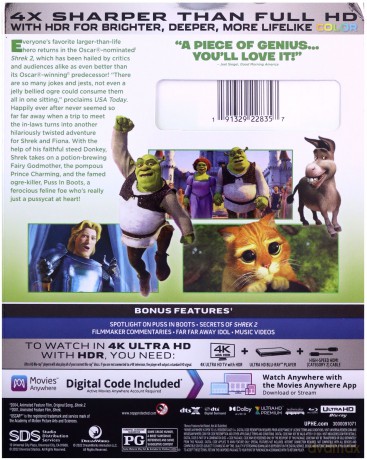 Shrek 2 [Blu-Ray 4K]+[Blu-Ray]