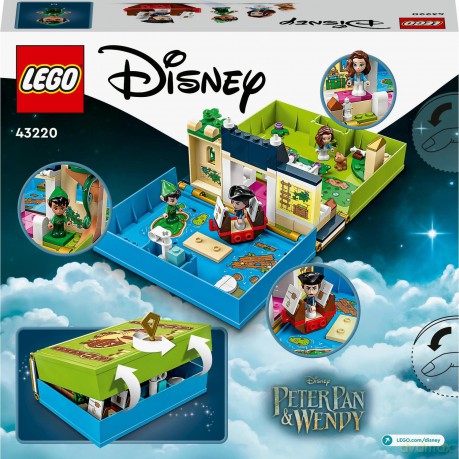 LEGO Disney Książka z przygodami Piotrusia Pana i Wendy (43220) [KLOCKI]