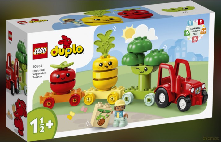 LEGO Duplo Traktor z warzywami i owocami (10982) [KLOCKI]