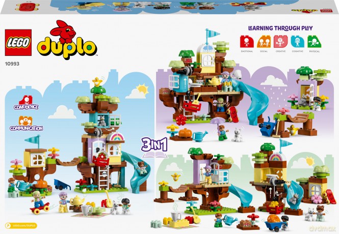 LEGO Duplo Domek na drzewie 3 w 1 (10993) [KLOCKI]