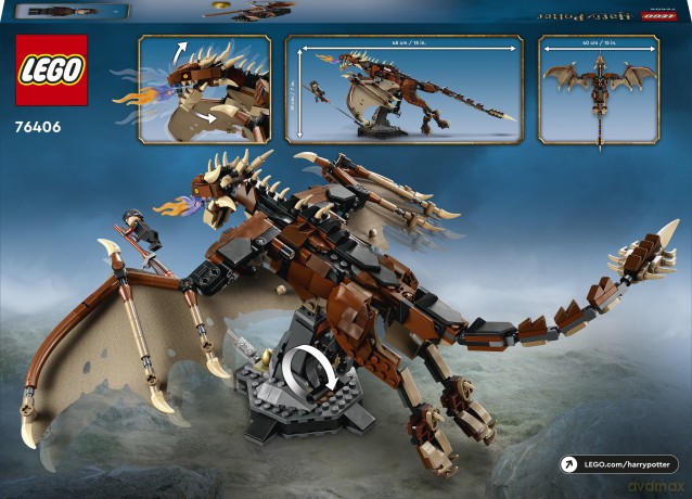 LEGO Harry Potter Smok rogogon węgierski (76406) [KLOCKI]