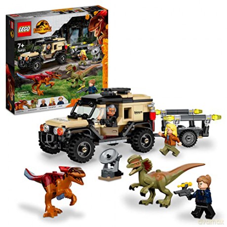 LEGO Jurassic World Transport pyroraptora i dilofozaura (76951) [KLOCKI]