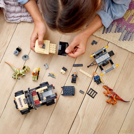 LEGO Jurassic World Transport pyroraptora i dilofozaura (76951) [KLOCKI]