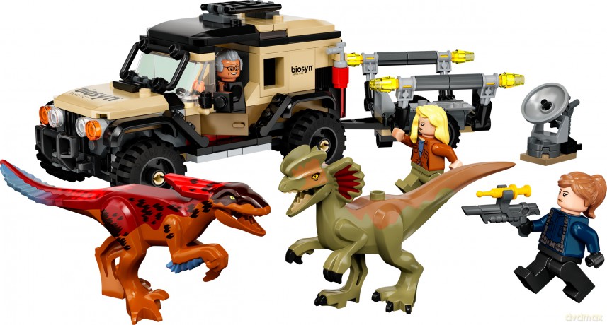 LEGO Jurassic World Transport pyroraptora i dilofozaura (76951) [KLOCKI]
