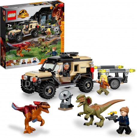 LEGO Jurassic World Transport pyroraptora i dilofozaura (76951) [KLOCKI]