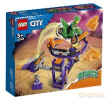 LEGO City Wyzwanie kaskaderskie - rampa z kołem do przeskakiwania (60359) [KLOCKI]