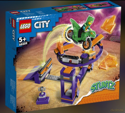 LEGO City Wyzwanie kaskaderskie - rampa z kołem do przeskakiwania (60359) [KLOCKI]