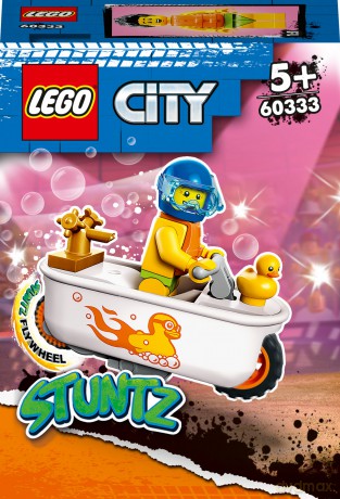 LEGO City Kaskaderski motocykl-wanna (60333) [KLOCKI]