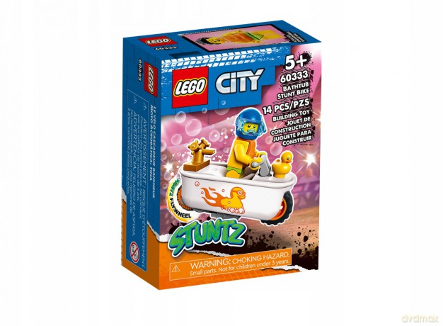 LEGO City Kaskaderski motocykl-wanna (60333) [KLOCKI]