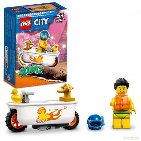 LEGO City Kaskaderski motocykl-wanna (60333) [KLOCKI]