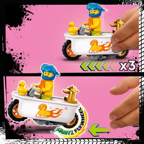 LEGO City Kaskaderski motocykl-wanna (60333) [KLOCKI]