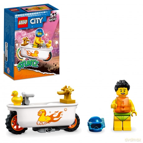 LEGO City Kaskaderski motocykl-wanna (60333) [KLOCKI]
