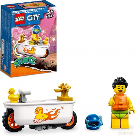 LEGO City Kaskaderski motocykl-wanna (60333) [KLOCKI]