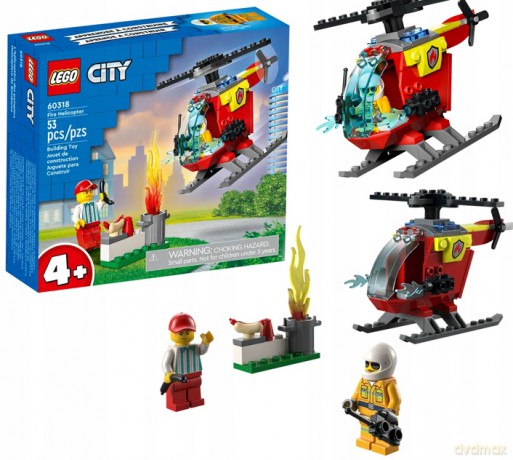 LEGO City Helikopter strażacki (60318) [KLOCKI]