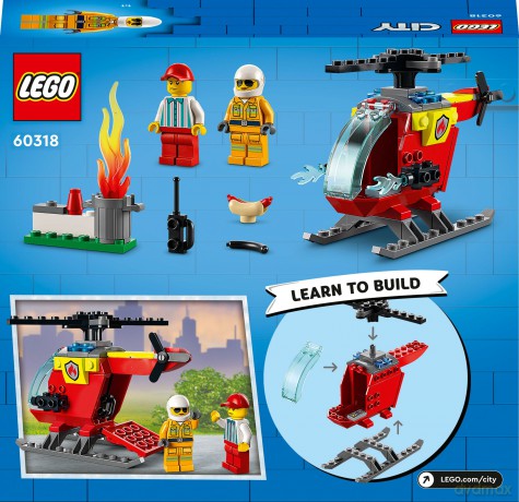 LEGO City Helikopter strażacki (60318) [KLOCKI]