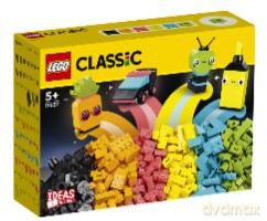 LEGO Classic Kreatywna zabawa neonowymi kolorami (11027) [KLOCKI]