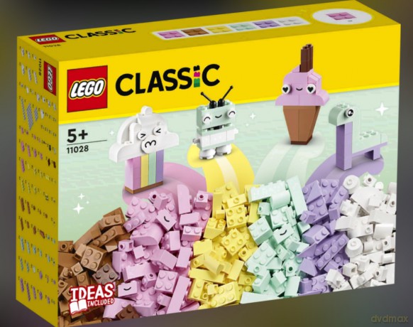 LEGO Classic Kreatywna zabawa pastelowymi kolorami (11028) [KLOCKI]