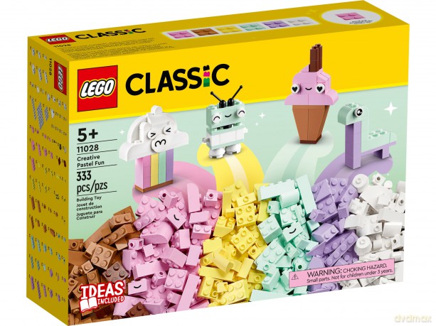 LEGO Classic Kreatywna zabawa pastelowymi kolorami (11028) [KLOCKI]
