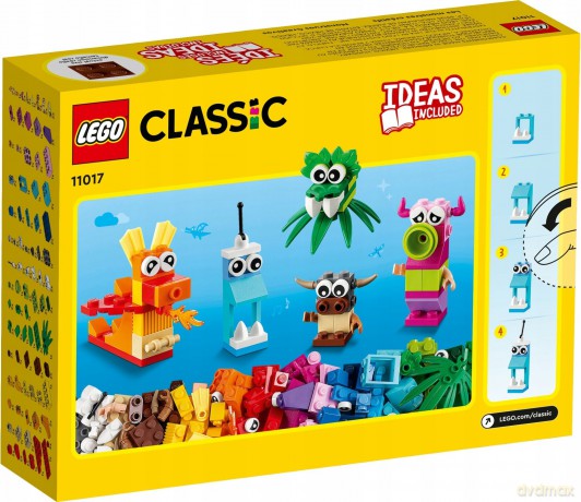 LEGO Classic Kreatywne potwory (11017) [KLOCKI]