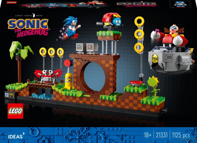 LEGO Ideas Sonic the Hedgehog - Strefa Zielonego Wzgórza (21331) [KLOCKI]