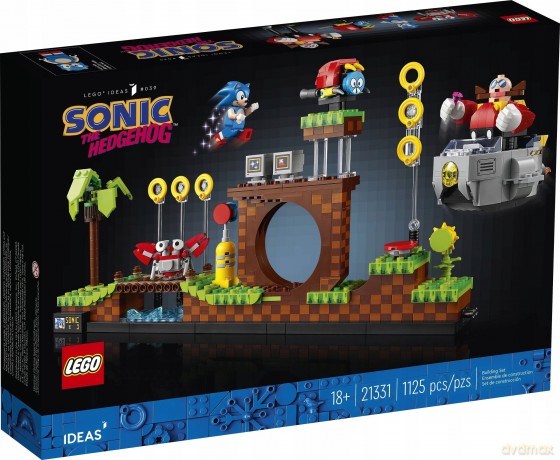 LEGO Ideas Sonic the Hedgehog - Strefa Zielonego Wzgórza (21331) [KLOCKI]