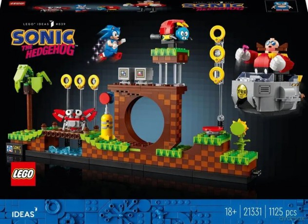 LEGO Ideas Sonic the Hedgehog - Strefa Zielonego Wzgórza (21331) [KLOCKI]