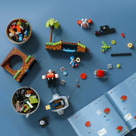LEGO Ideas Sonic the Hedgehog - Strefa Zielonego Wzgórza (21331) [KLOCKI]