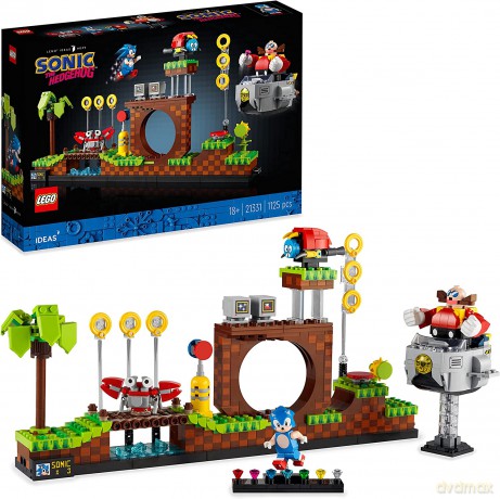 LEGO Ideas Sonic the Hedgehog - Strefa Zielonego Wzgórza (21331) [KLOCKI]
