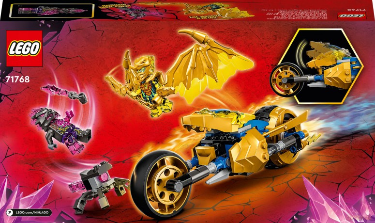 LEGO Ninjago Złoty smoczy motocykl Jaya (71768) [KLOCKI]