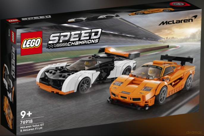 LEGO Speed-Champions McLaren Solus GT i McLaren F1 LM (76918) [KLOCKI]