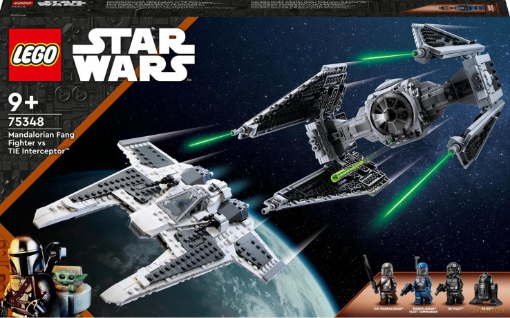 LEGO Star Wars Mandaloriański Kieł vs. TIE Interceptor (75348) [KLOCKI]