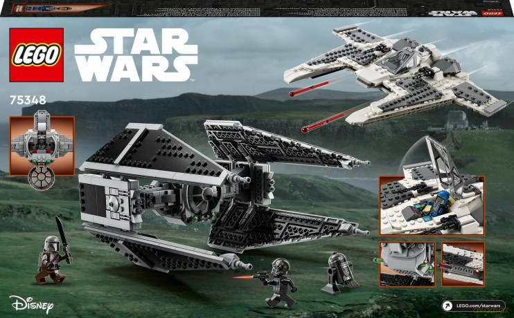LEGO Star Wars Mandaloriański Kieł vs. TIE Interceptor (75348) [KLOCKI]