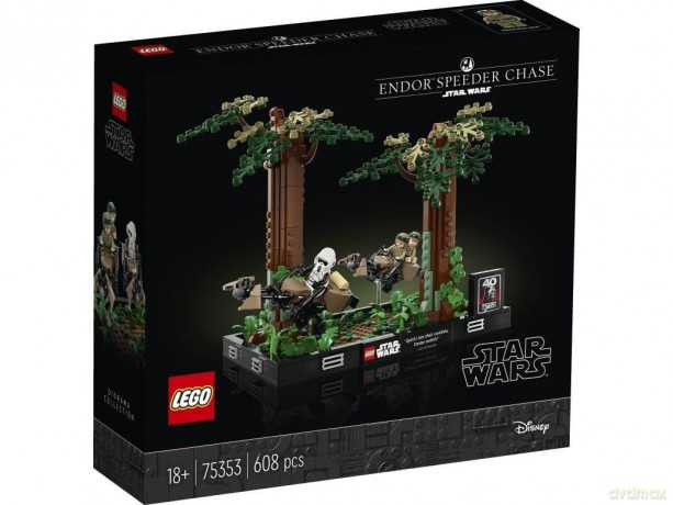 LEGO Star Wars Diorama: pościg na ścigaczach na Endorze (75353) [KLOCKI]