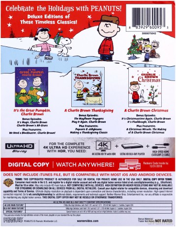 Peanuts: Holiday Collection [BOX] [3xBlu-Ray 4K]+[3xBlu-Ray]