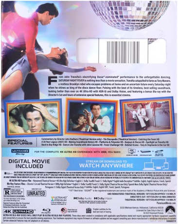 Saturday Night Fever (Gorączka sobotniej nocy) [Blu-Ray 4K]+[Blu-Ray]