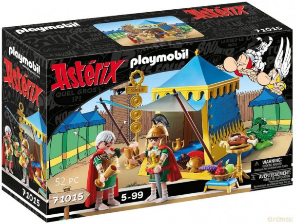 Zestaw figurek Asterix 71015 Namiot dowódcy z generałami [FIGURKA]