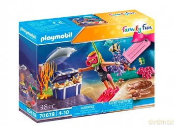 Zestaw figurek Family Fun 70678 Zestaw upominkowy Płetwonurek - poszukiwaczka skarbów [FIGURKA]