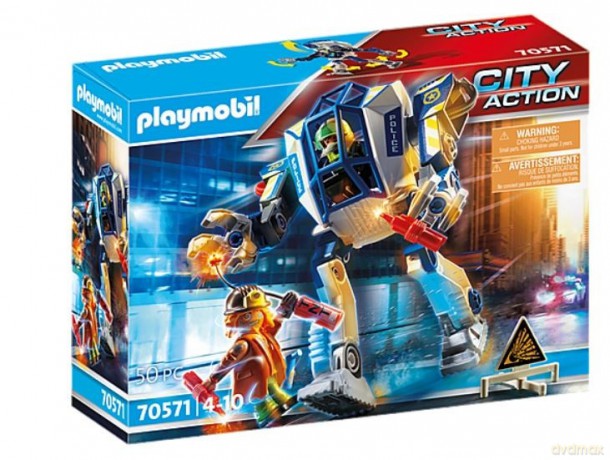 Zestaw z figurkami City Action 70571 Policyjny robot [FIGURKA]