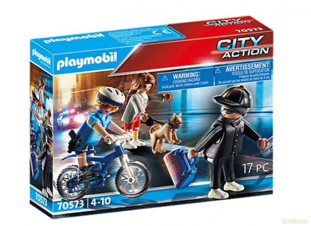 Zestaw z figurkami City Action 70573 Policyjny rower [FIGURKA]