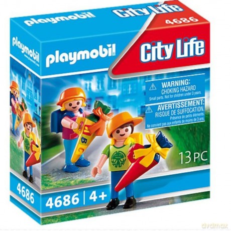 Zestaw z figurkami City Life 4686 Pierwszy dzień w szkole [FIGURKA]