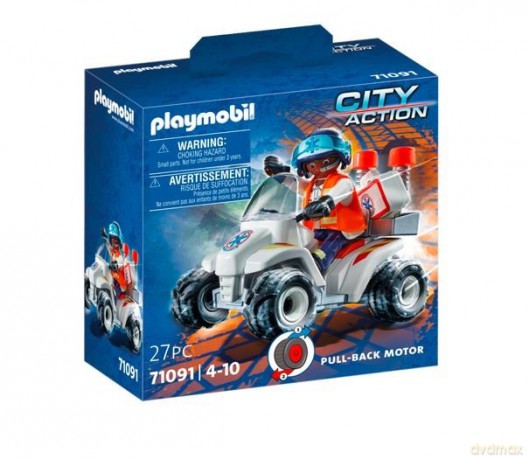 Zestaw z figurką City Action 71091 Ratowniczy Speed Quad [KLOCKI]