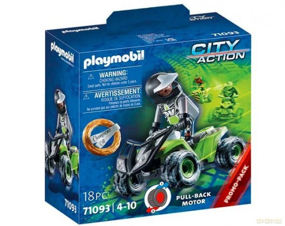 Zestaw z figurką City Action 71093 Wyścigowy Speed Quad [KLOCKI]