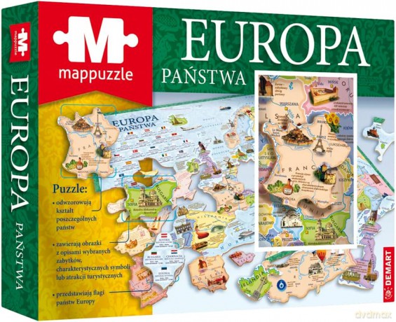 Mappuzzle Europa Państwa