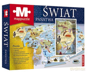 Mappuzzle Świat Państwa [KSIĄŻKA]