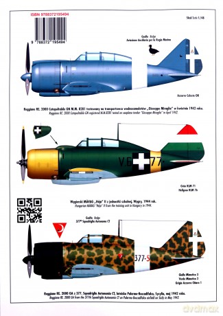 Nr 549 Reggiane RE. 2000 [KSIĄŻKA]