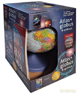 Pakiet edukacyjny Globus polityczny + Atlas geograficzny świata [KSIĄŻKA]
